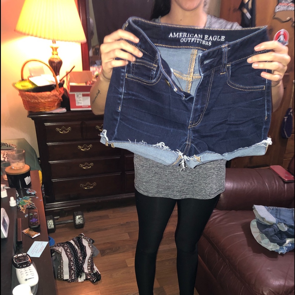High rise shorts